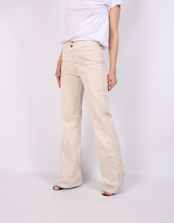Buy Vintage 80s 70s Levis Bootcut Flared Pants Corduroy Talon Zip 
