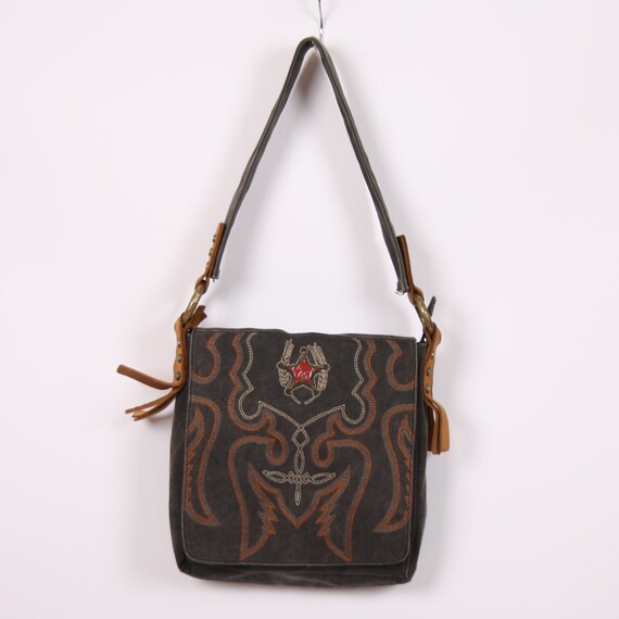 Vintage Y2K Diesel Spare Parts Canvas Messenger Bag Crossbody Etsy