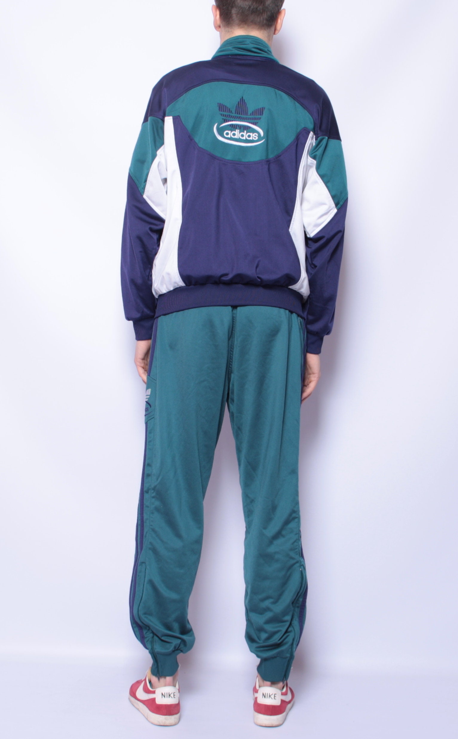 Vintage 90s Adidas Tracksuit Full Set Jacket Pants D5 F174 Etsy