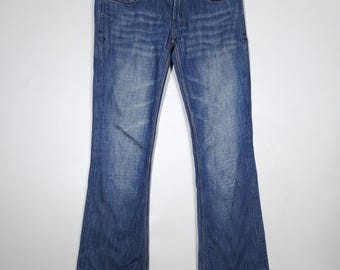 Vintage Y2K Diesel Bootcut Flared Jeans Low Rise Womens size 28