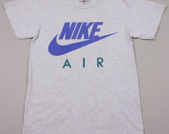 Vintage 80s Nike Air T-shirt Single Stitch made in USA Mens size M-L