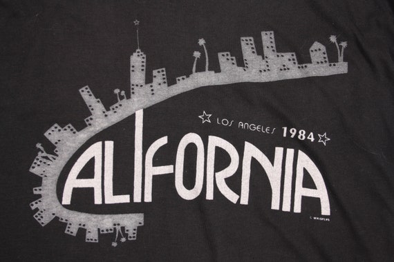 Vintage 1984 California Los Angeles Tank Top Scre… - image 2
