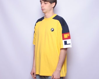 yellow fila jumper