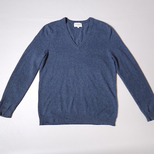 Eric Bompard Cashmere Sweater V-neck Womens size XL