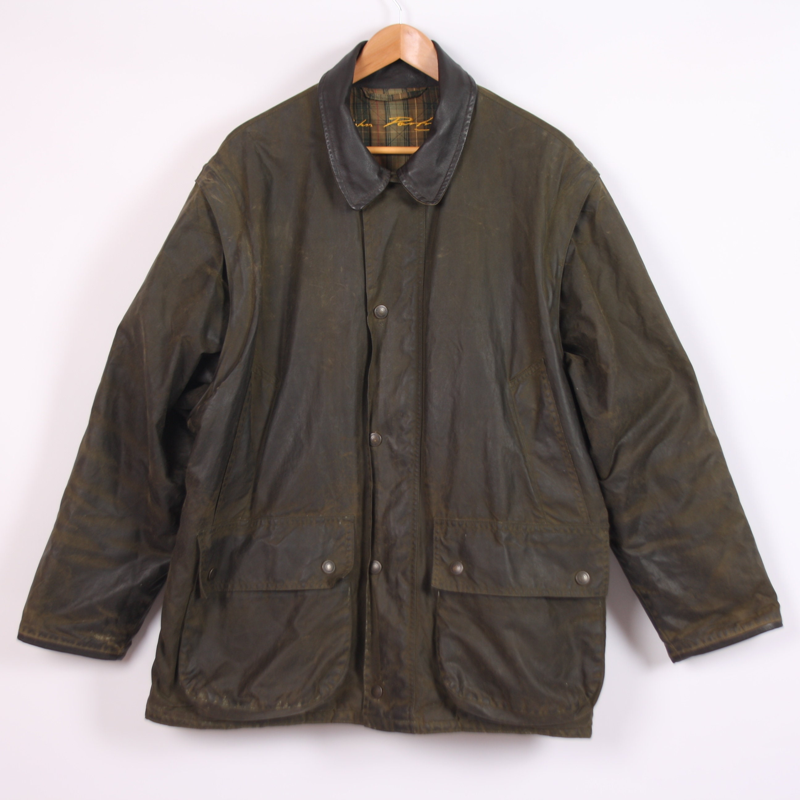 Vintage John Partridge Wax Jacket Detachable Sleeves Handmade - Etsy