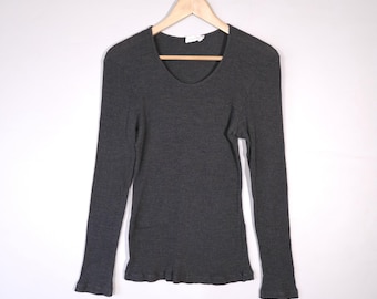 Haut Chemisier Femme Ann Taylor Manches Bouffantes Stretch - Taille M - Multicolore