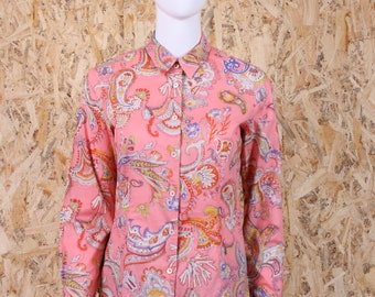 Bogner Paisley blouse met knopen en lange mouwen Dames maat S-M