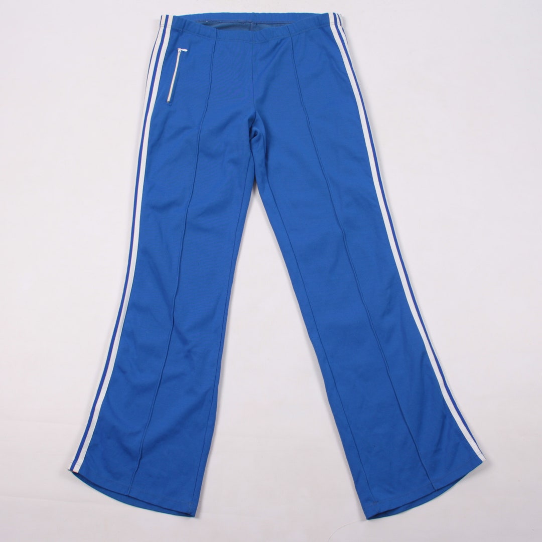 Vintage 80s Adidas Track Pants Three Stripes Made in Etsy