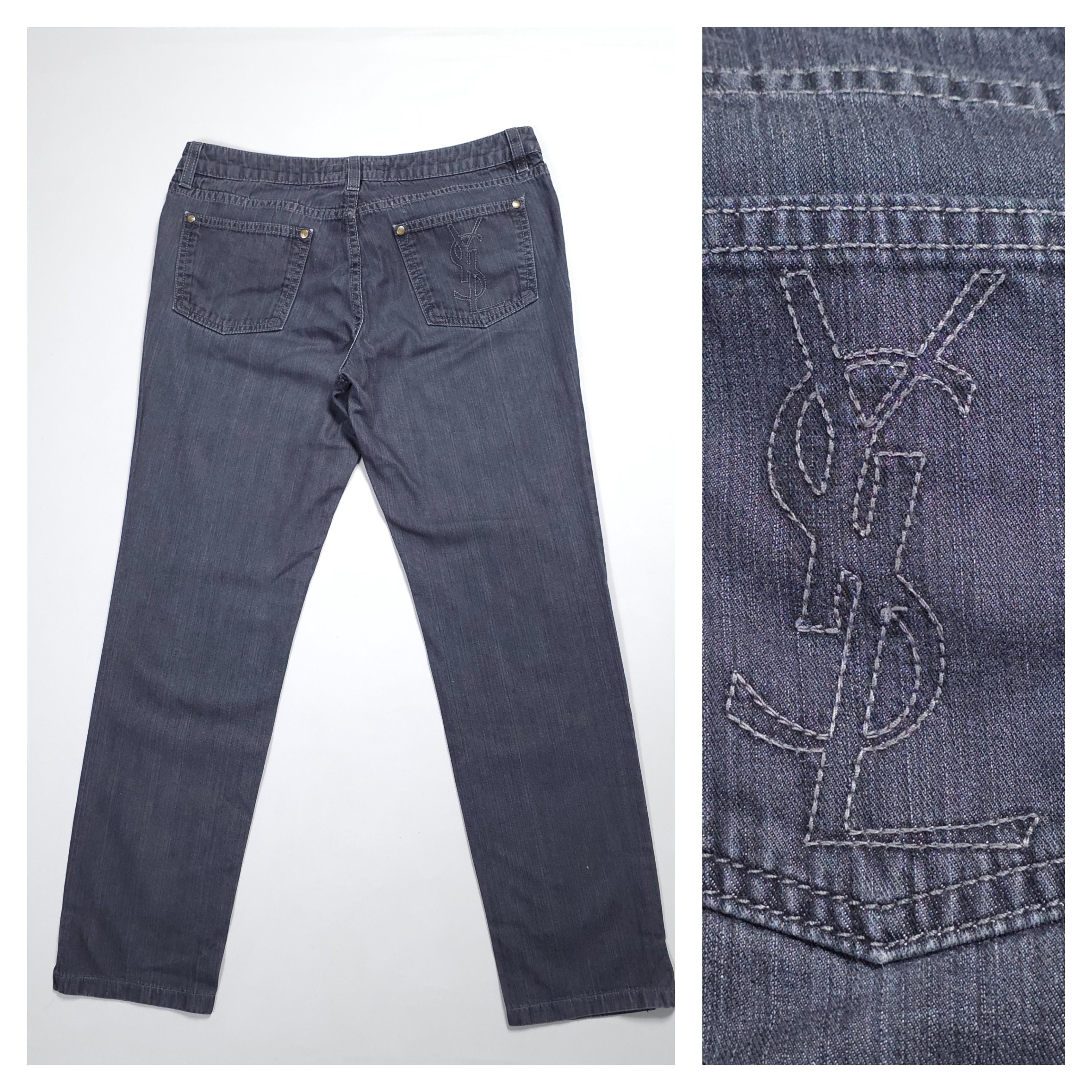 Saint Laurent Jeans - Etsy