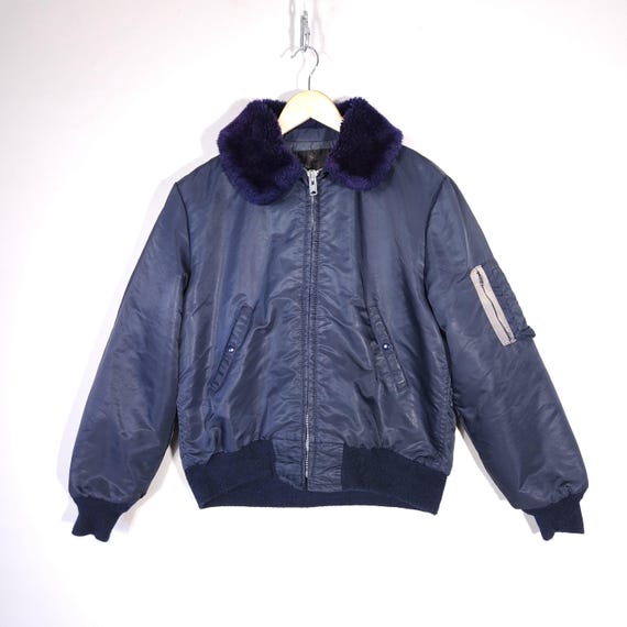 Vintage 80s Spiewak Golden Fleece Bomber Flight Jacket Talon Zip
