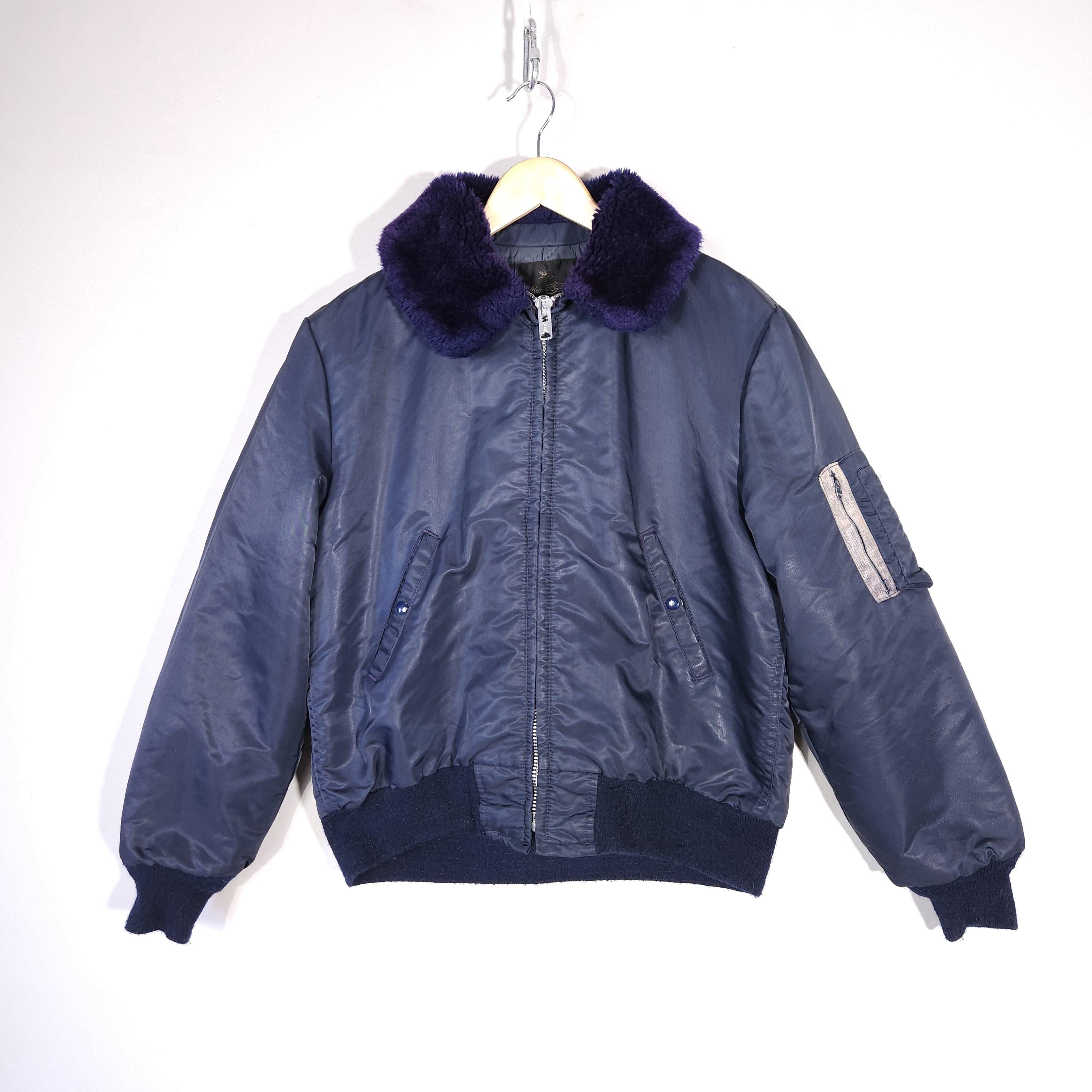 Vintage 80s Spiewak Golden Fleece Bomber Flight Jacket Talon Zip