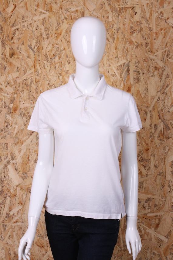 Prada Womens Polo White size M