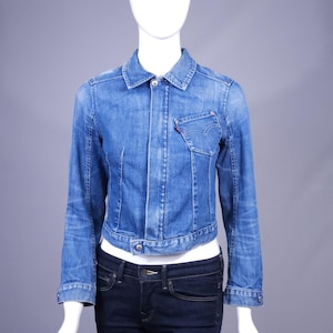 Vintage Levis Engineered Jeansjacka Damstorlek XS