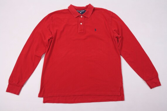 Mens ralph lauren hot sale polo long sleeve