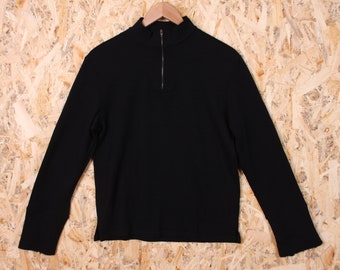 Vintage Y2K Versus Versace Wool Pullover 1/3 zip Mens size S-M