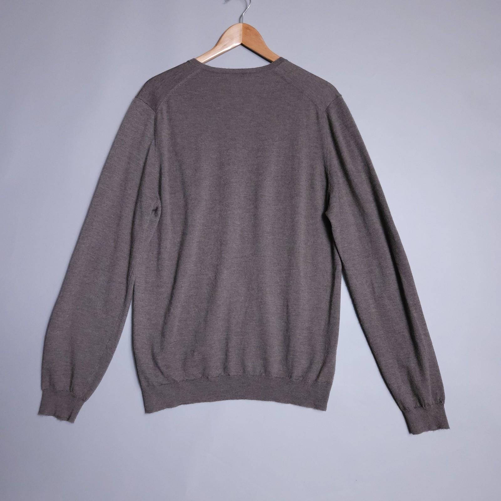 Eric Bompard 100% カシミア セーター Vネック メンズ サイズ XL