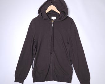Eric Bompard Cashmere Zip Hoodie Mens size S