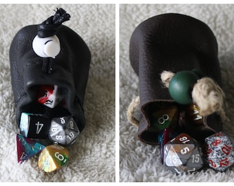 Handmade Leather Dice Pouch – Renaissance Faire Coin Bag