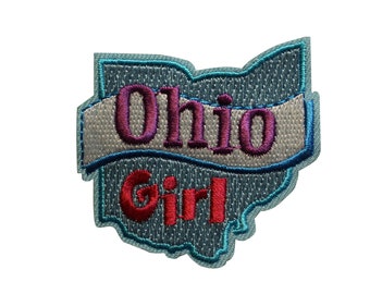 O--hio6Pcs Per 1Pack Logo Patches for Iron on and sewing Decorating clothes