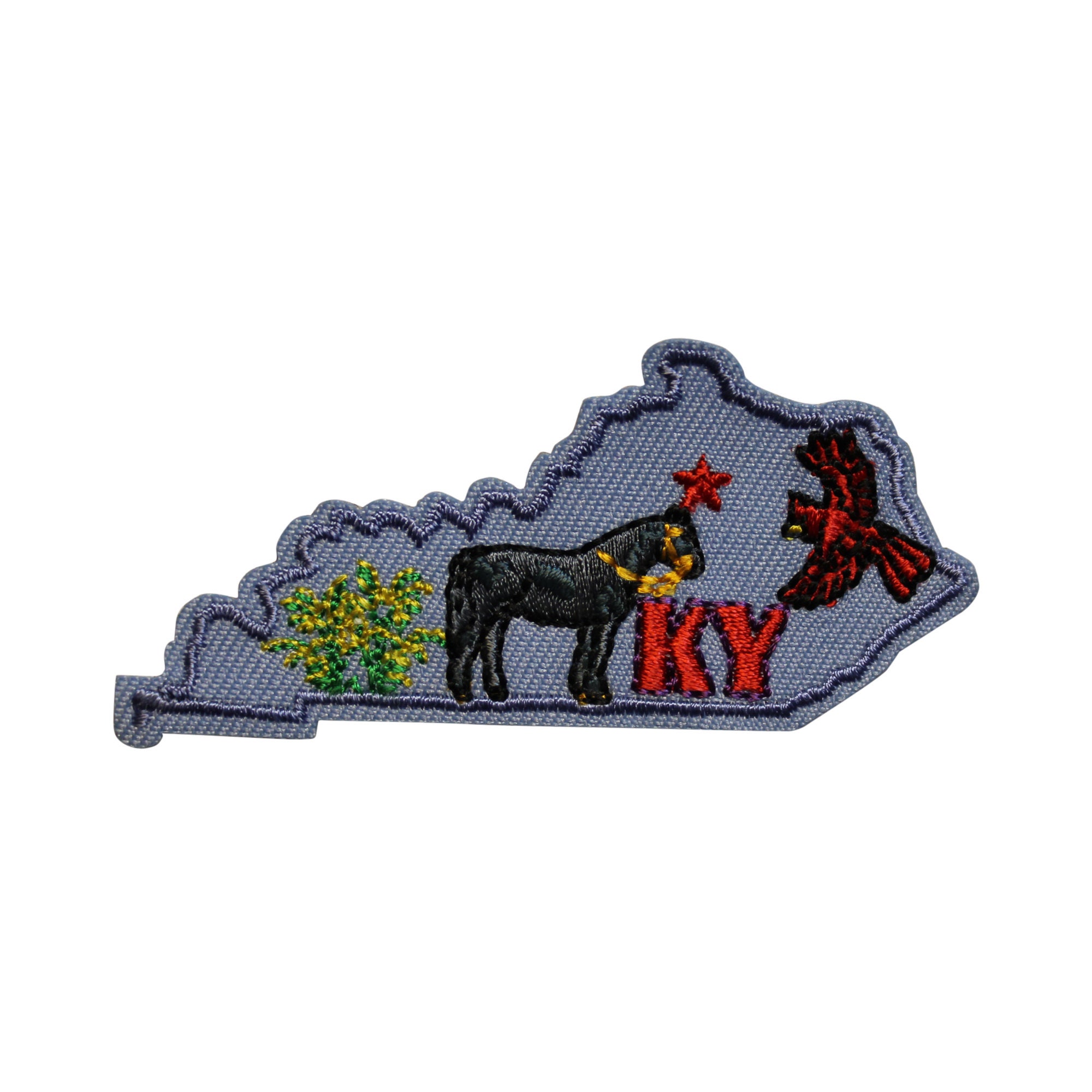 State Kentucky KY Embroidered Iron on Patch P3L Etsy