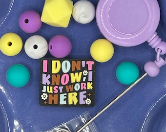 DIY badge reel kit - I don't know I just work here