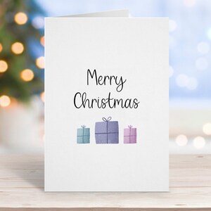 Vrolijke kerstkaart, kerstcadeaus, leuk kerstcadeau, moderne kerstkaart, voor haar, moeder, vriend, kerstkaarten, kerstkaarten