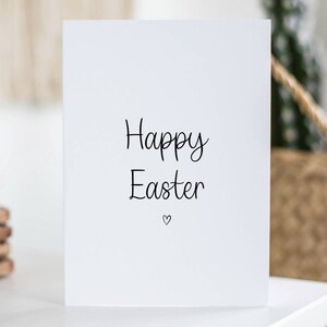 Biglietto di auguri di buona Pasqua, regalo di Pasqua, biglietto per Pasqua, biglietto di Pasqua minimalista, singolo o confezione da 5