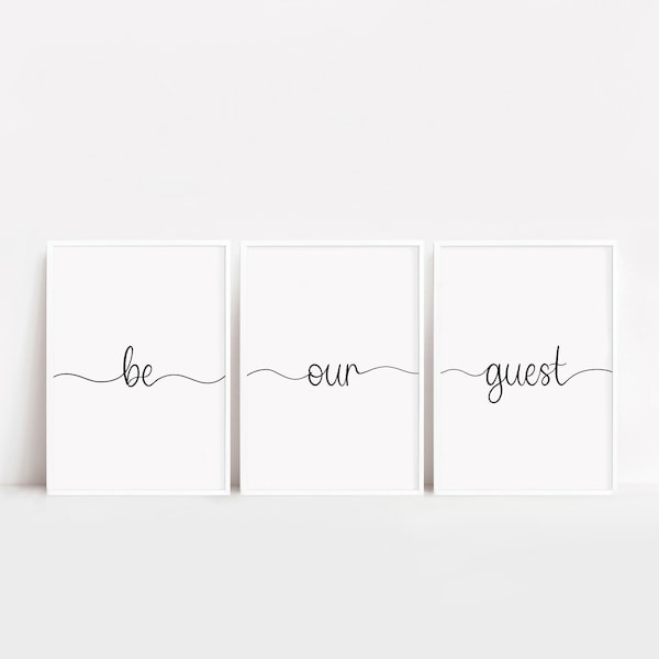 Be Our Guest Print - Etsy