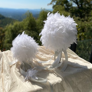Silk Ribbon & Feather Wedding Bouquet | Feather Dream | Toss Bouquet, Bout + Free Shipping BUY 5 GET the 6th FREE!