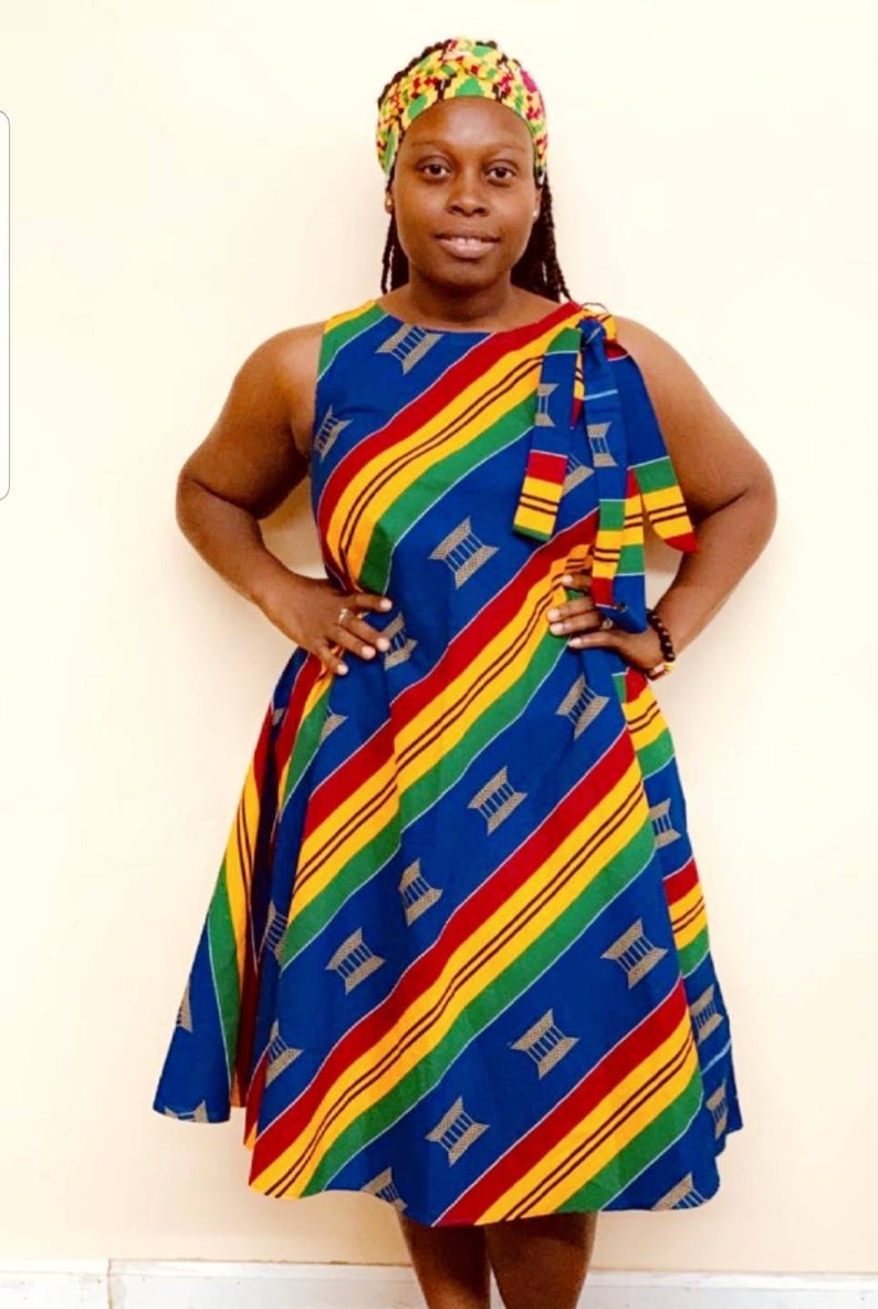 Kente Dresses for Misses and Plus Sizes Etsy