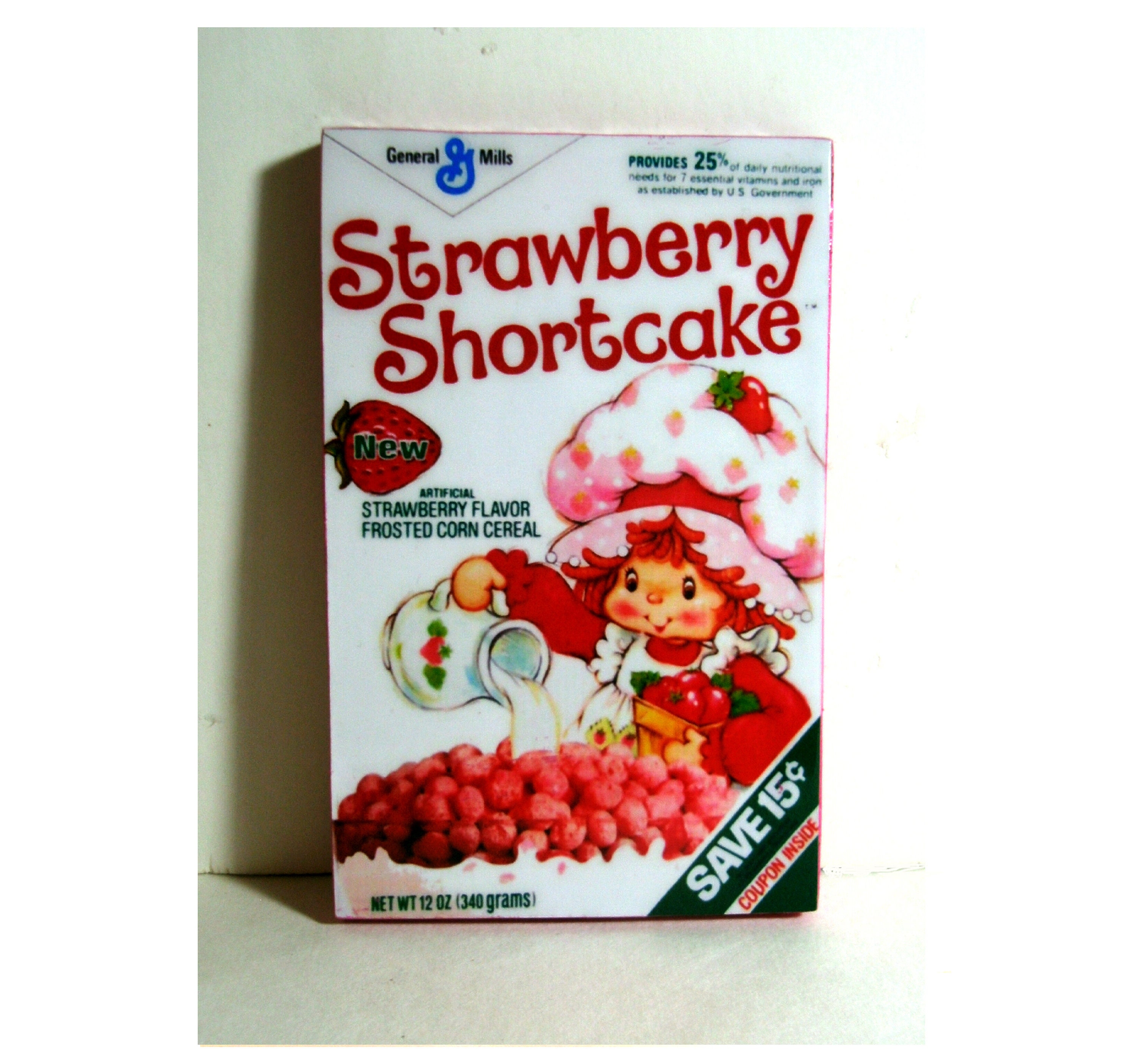 Strawberry Shortcake Cereal Box Fridge Etsy