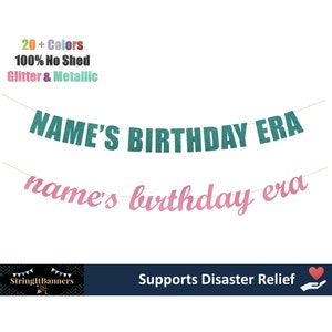 Estandarte de la era del cumpleaños del nombre - Era del cumpleaños de Harper, estandarte de cumpleaños temático de la era, estandarte del nombre personalizado, signo de fiesta de cumpleaños personalizado