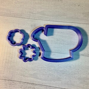 Watering Can and Flowers Cookie Cutter Set
