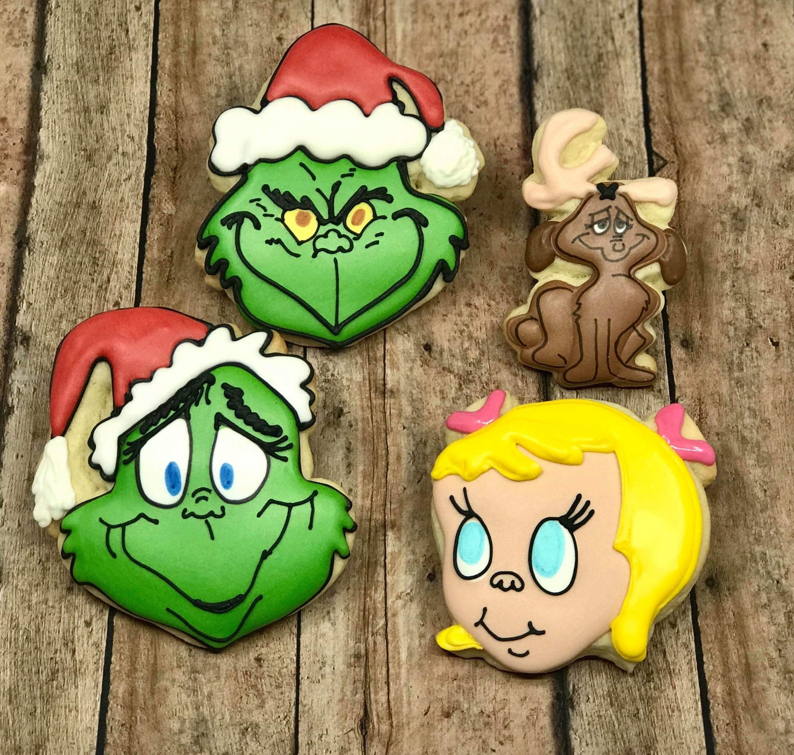 Grinch and Max Cookie Cutter Set Etsy