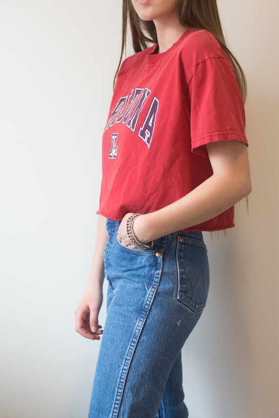 cropped vintage tee