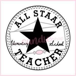 ALL STAAR Elementary School TEACHER Texas svg, jpg image 1