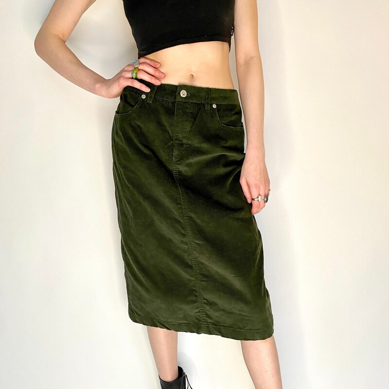 Pencil Skirt Hunter Green