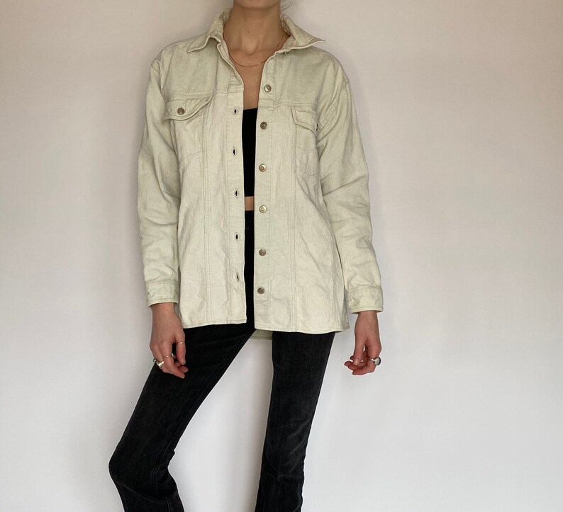 M Vintage Corduroy Cream Jacket