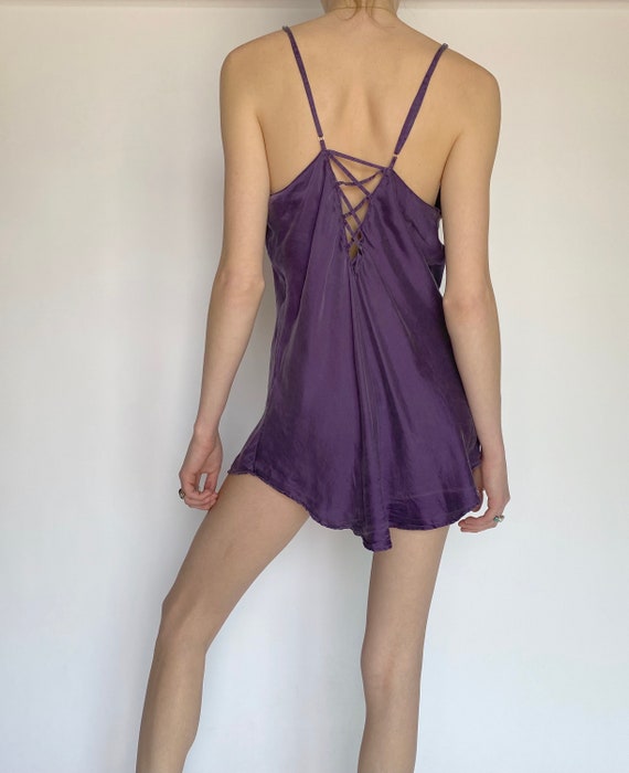 Vintage Lingerie LaSenza Silk Dress (M) - image 9