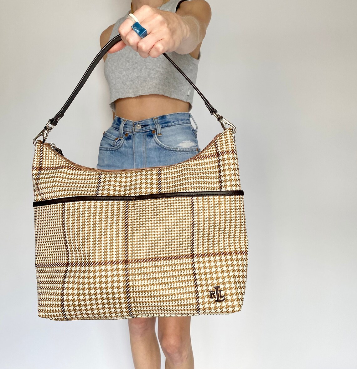 Vintage Ralph Lauren Shoulder Purse Etsy