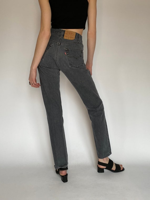 Vintage Levi Black Jeans (26W) - image 5