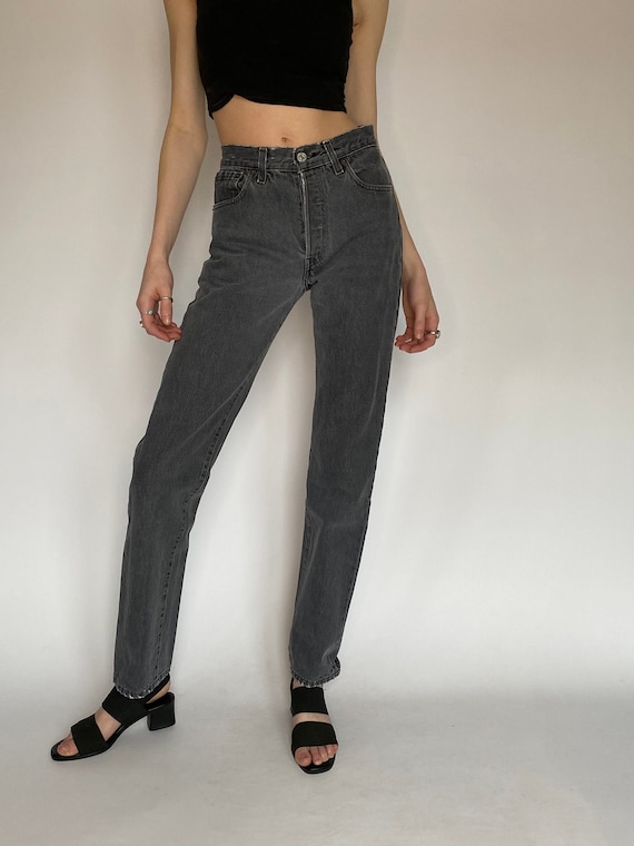 Vintage Levi Black Jeans (26W) - image 1