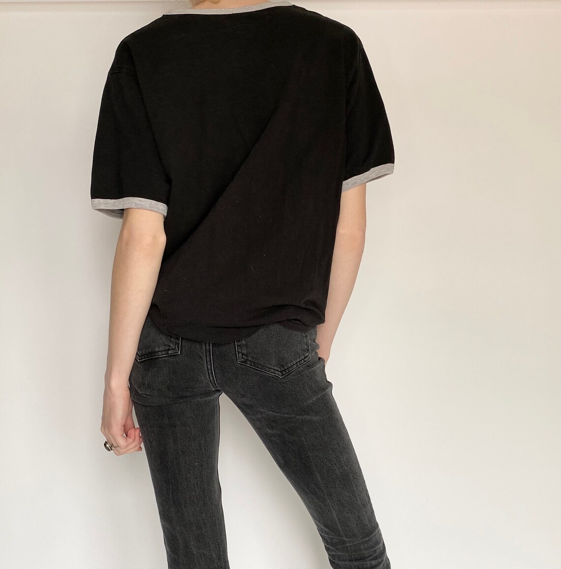 womens black levi t shirt