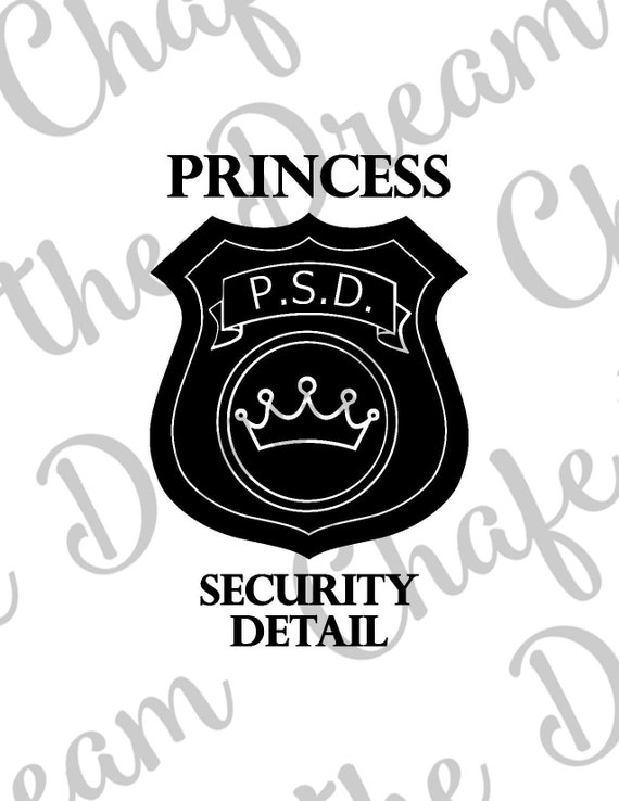 Download Princess Security Detail Svg Cute Princess Brother T Shirt Etsy