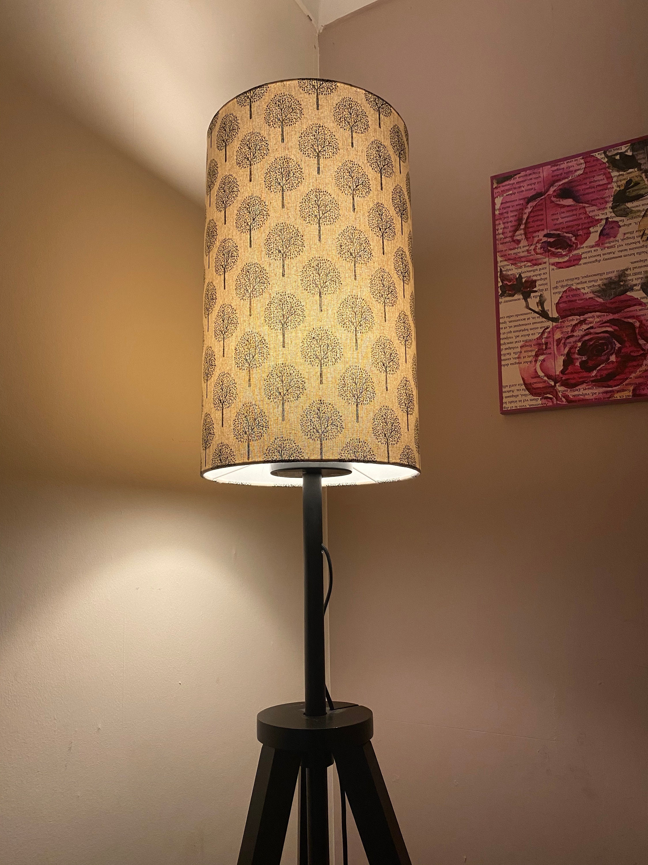 Beautiful Rural Tree Lamp Shade. Classy Mulberry Tree Block Etsy