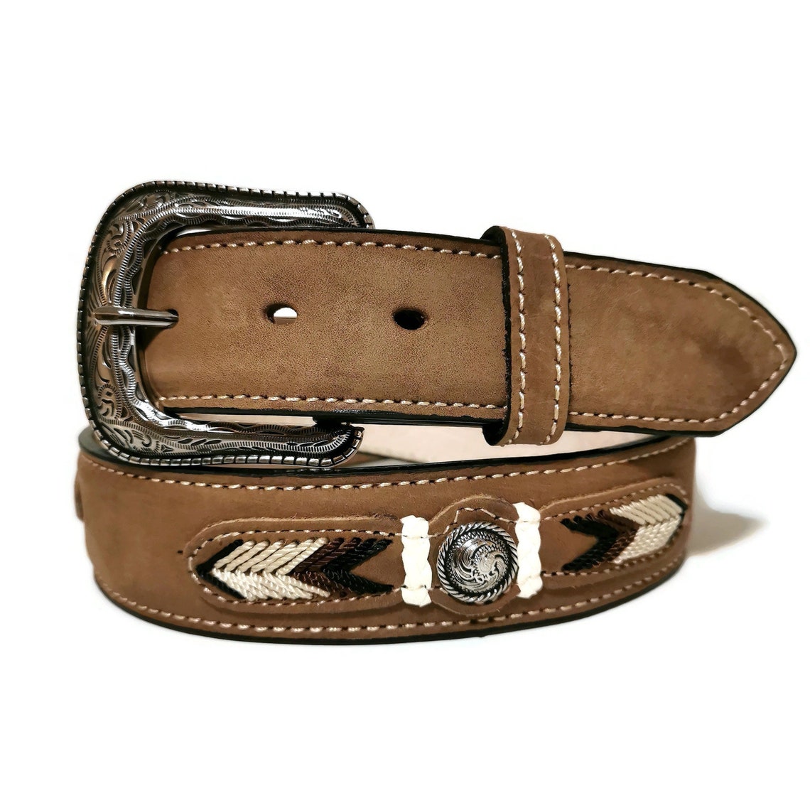 Western Belt Leather Belts for Men Handmade Mens Belt | Etsy