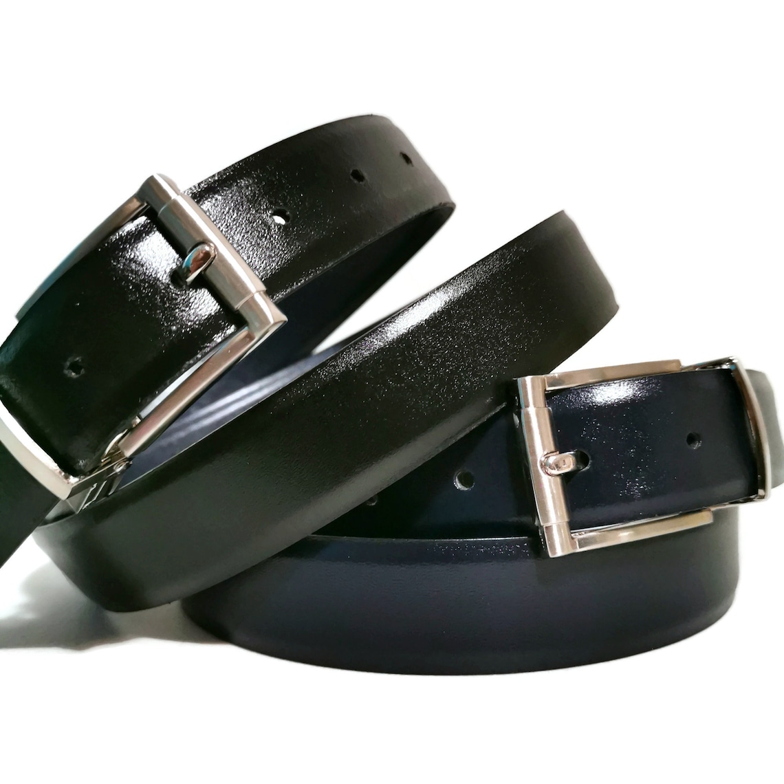 mens reversible leather belt
