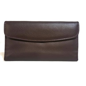 Leather Wallet Woman, Handmade wallet, Wallet for Ladies , Large Wallet, Wallet for Cards, with zipper, Minimalist Gift for Her