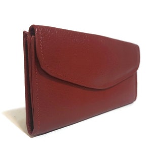 Leather Wallet Woman, Handmade wallet, Wallet for Ladies , Large Wallet, Wallet for Cards, with zipper, Minimalist Gift for Her