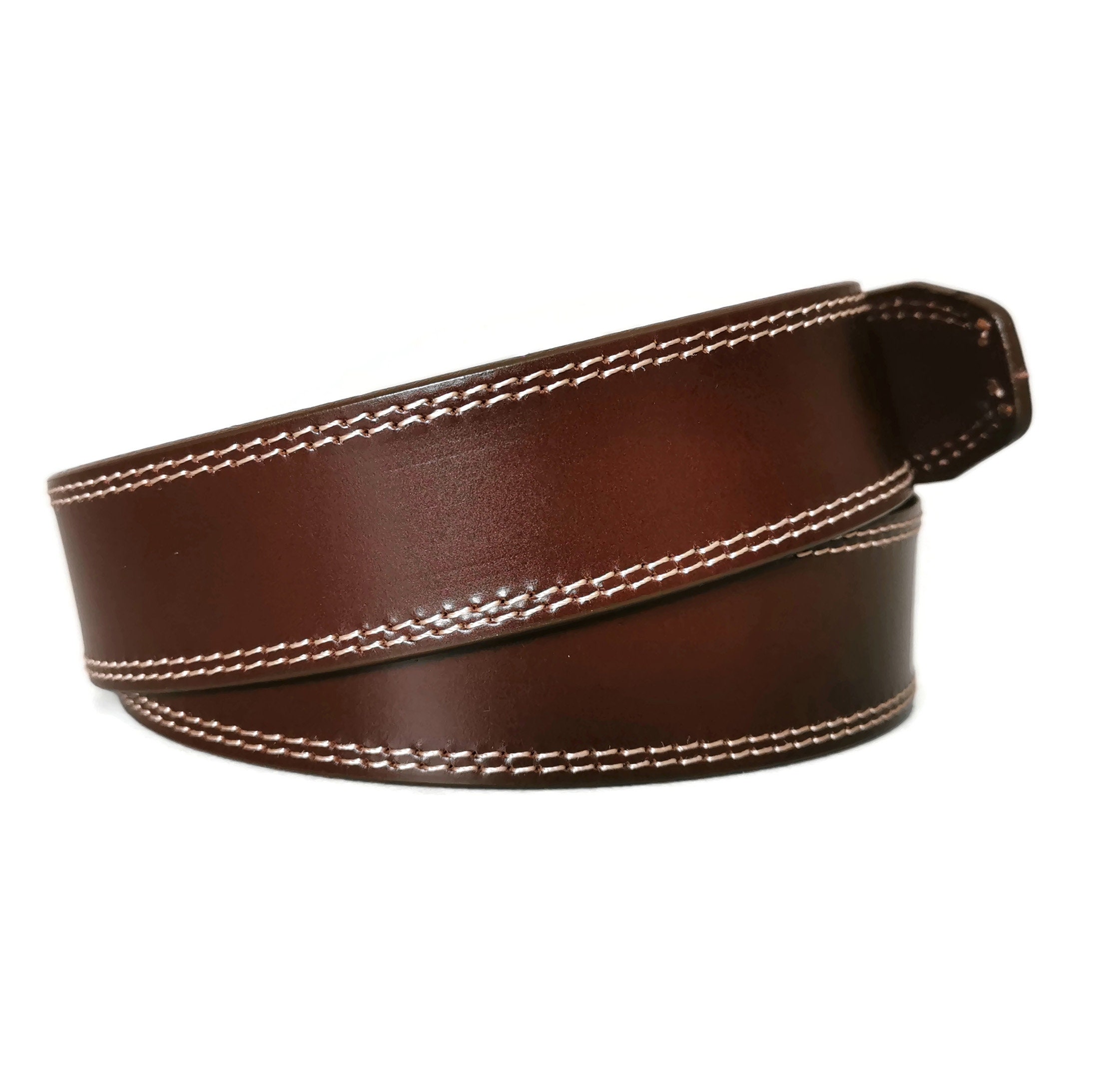 Leather BeltBelt for Men Brown Belt Handmade Casual Belt | Etsy